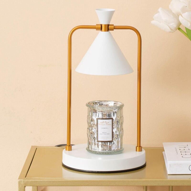 Lampe à cire fondue verte, lampe à bougie de luminosité de parfum, sans  flamme, veilleuse de chambre