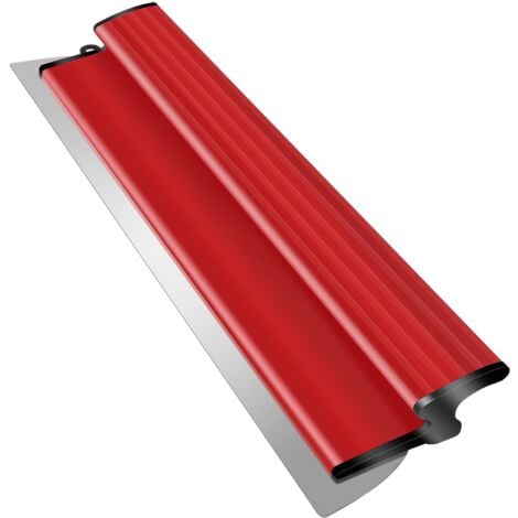 ZOLGINAH Lame d'écrémage pour cloison sèche, 60 cm, outils de cloison sèche avec lame en acier inoxydable de 0,35 mm, couteau semi-flexible pour cloison sèche en ciment et en béton