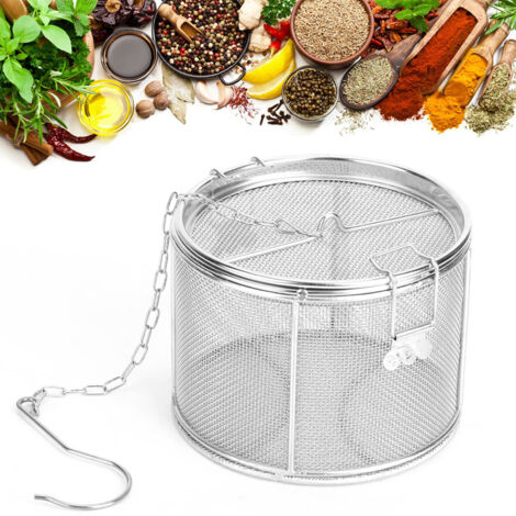 Infuseur à Thé En Acier Inoxydable - Boule à Thé 52 Mm De Diamètre Avec Chaîne - Pour Feuilles De Thé En Vrac, épices, Infusions - Compatible Tasse Et Théière - 4