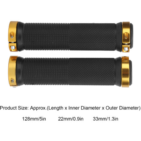 1 Paire De Poignées De Guidon De Vélo, Mousse Souple En Mousse De Silicone Pour Poignée