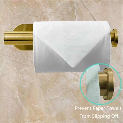 TOOAD Porte Papier Toilette Auto adhésif, Support Papier Toilettes