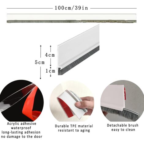 Sourcing Map Lot De 2 Brosses De Porte En Forme De H Avec Base En