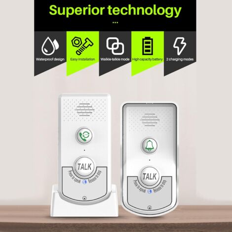 Station D'Interphone Bidirectionnelle Sans Fil VISIPLEX VNS2270 - Neuf Sous Emballage - Communication Sécurisée