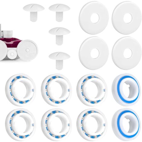 Lot De 6 Pneus De Rechange Pour Nettoyeur De Piscine Exact - Compatible