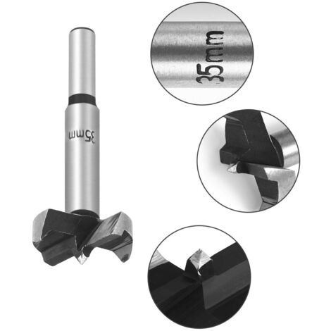 Lot De 5 Mèches Forestières (Forstner) 15-35mm - Pour Perçage Bois Précis, Avec Boîte De Rangement - 7