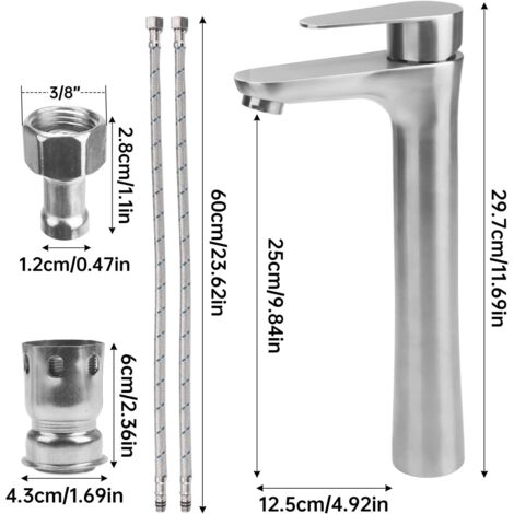Robinet Lavabo Cascade Robinet Salle De Bain, Mitigeur Lavabo Avec