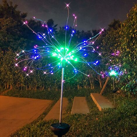 Guirlande lumineuse Connectable a 200 LED, 6M, pour l'exterieur, lumiere en  forme de feu d'artifice, pour la chambre a coucher, la decoration murale de  mariage