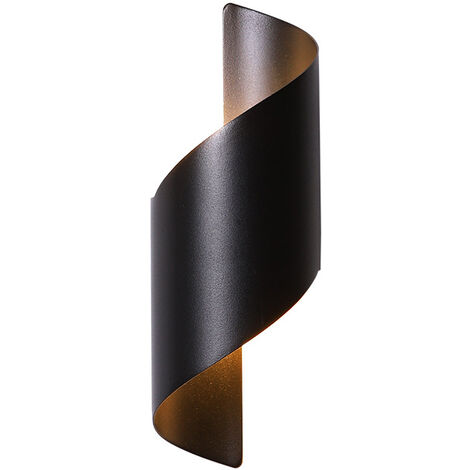 Applique murale LED moderne 10 W avec boîtier en aluminium Étanche IP65 Lumière montante/descendante,3000 K,chaud pour intérieur/extérieur