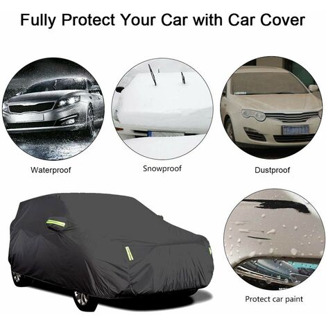 Housse de voiture imperméable à l’eau avec bande réfléchissante Ultra  épaisse écran solaire couverture automobile pour voiture