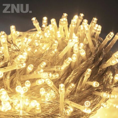100M 1000 LED Guirlande Lumineuse Carnaval Mariage Extérieur Jardin Intérieur Éclairage（Blanc chaud）