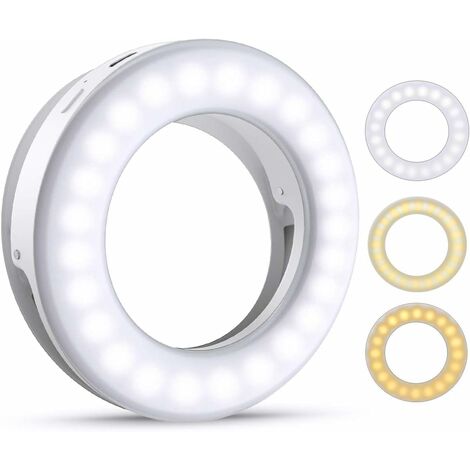 Lumière anneau de Selfie LED pour téléphone portable 