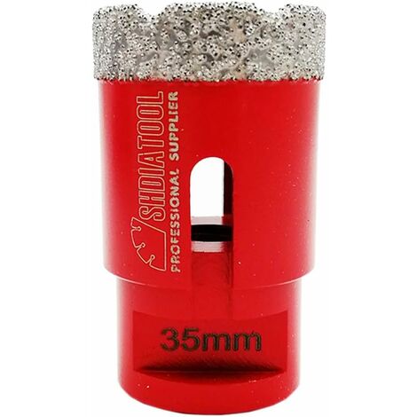 SHDIATOOL Foret à noyau diamanté, diamètre de scie cloche 150 mm M14  Filetage brasé sous vide pour céramique porcelaine carrelage granit marbre  maçonnerie brique : : Bricolage