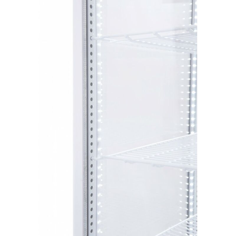 Frigo vetrina bibite pasticceria refrigerata 4 lati in vetro nera 78 lt 0  +12 °C 42,8x38,6x96h cm