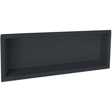 U-Tile – Niche encastrable acier inox 80 x 30 cm – Étanchéité intégrée – Installation facile en neuf ou rénovation – Pour douche et salle de bain