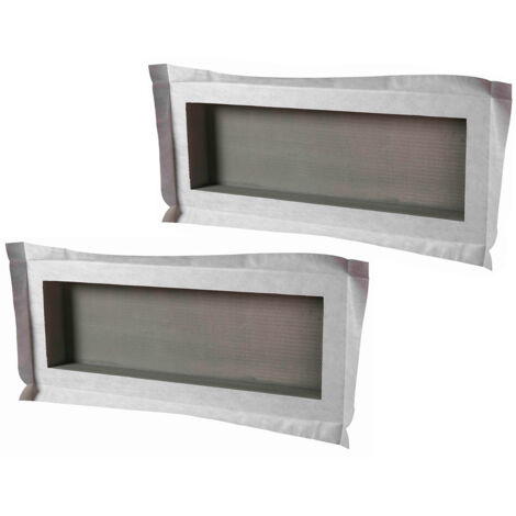 U-Tile – Lot de 2 niches à carreler étanches 80 x 30 cm – Profondeur 9 cm – Prêt à carreler pour espaces humides – Installation rapide et sécurisée