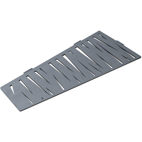 Etagère de douche en acier inox 26,2 x 12/7 cm x 2 mm - Rectangulaire design Tiger - fixation sans perçage