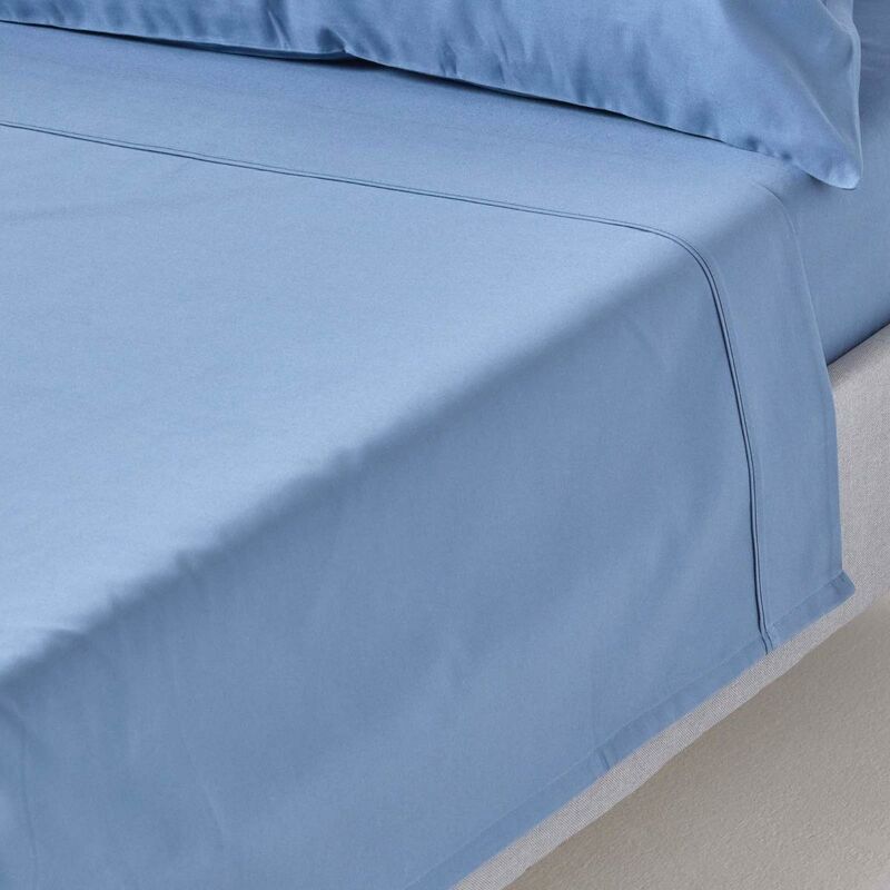 Drap Plat Blanc, Drap en Bambou, Drap Anti Acarien, Drap Fraicheur, Draps Hotel, Drap Plat Blanc 180x290, 180x290 cm