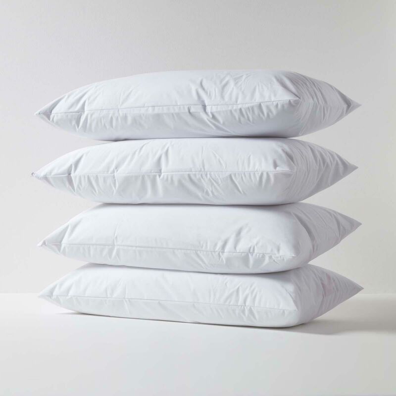 HOME SWEET HOME UK Lot de 2 protège-oreillers anti-punaises de lit imperméables entièrement enveloppés avec fermeture éclair hypoallergénique anti-acariens HOME SWEET HOME UK Lot de 2 protège-oreillers anti-punaises de lit imperméables entièrement enveloppés avec fermeture éclair hypoallergénique anti-acariens