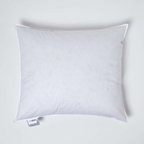 Paire De Coussins Décoratifs Scalamandre 23x23 Pouces | Rouge Or Blanc, Motif Tapisserie Baroque, Plume Et Soie