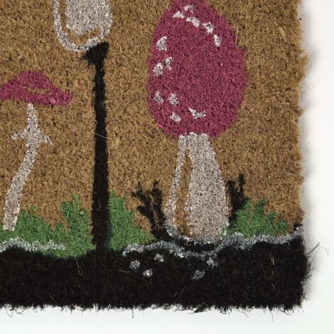 HOMESCAPES Paillasson Coco Motifs Baroque