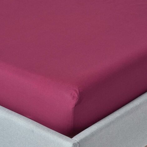 Parure De Lit 4 Pièces REINE 100% Coton égyptien 1200 Fils (couleur Chocolat)