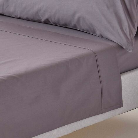 Parure De Lit 3 Pièces En Coton égyptien 1200 Fils, Twin XL, Gris Uni – Luxe