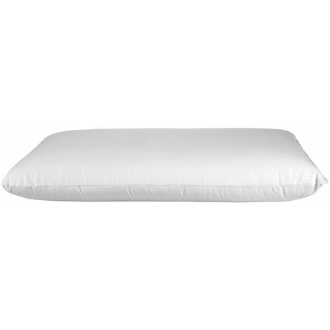 Lot De 2 Oreillers Plume Et Duvet D'oie – 48x74 Cm – Rectangulaires – Neufs