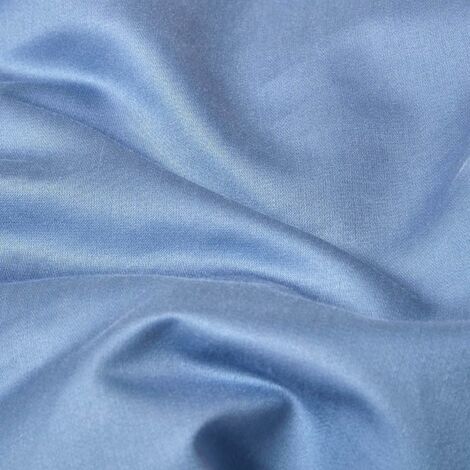 Bluemoon Homes Parure de lit 4 pièces luxueuse 100 % coton égyptien 1000 fils au pouce carré, convient aux matelas jusqu'à 45,7 cm de profondeur, motif uni, grand lit, bleu turquoise