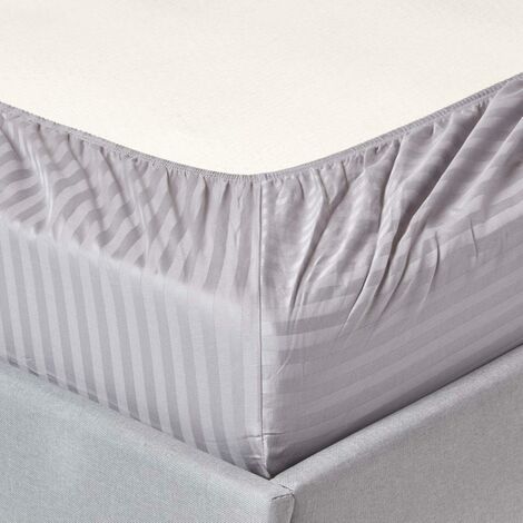 Taie D'Oreiller 40X40 Cm En 100% Coton Égyptien 200 Fils Coloris Gris