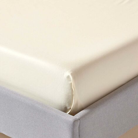 Drap Plat 100% Coton égyptien Bio – 400 Fils, 178x255 Cm, Blanc | Linge De Lit Haut De Gamme, Doux Et Durable, Lavage Facile