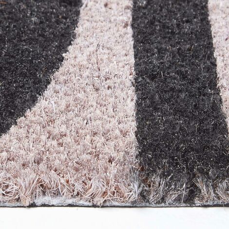 HOMESCAPES Paillasson en Fibres Naturelles de Coco en Forme de Teckel et Revers antidérapant, 75 cm