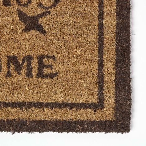 HOMESCAPES Paillasson Coco Welcome Come Again
