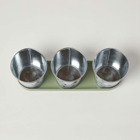 Cache-pots à Motif Grillagé - Lot De 3, Blanc, 12 Cm - Pour Plantes D'intérieur Et Orchidées