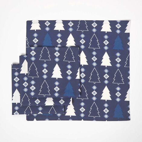 20 Serviettes De Table En Papier - Motif Sapins Verts Pour Noël - Triple épaisseur, 33x33 Cm