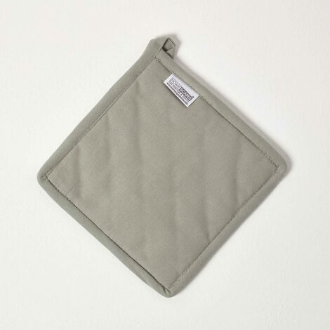 HOMESCAPES Manique Rayures - Gris & Blanc