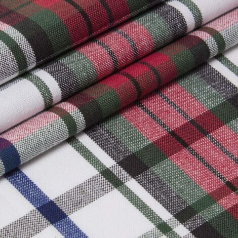 Tissu tartan écossais Roxburgh élasthanne - Tissu à carreaux