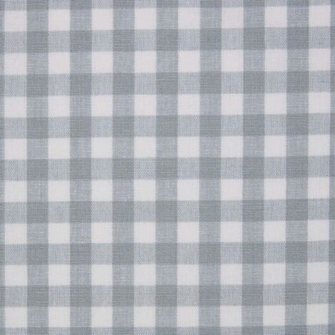 HOMESCAPES Tissu Vichy Bleu en coton