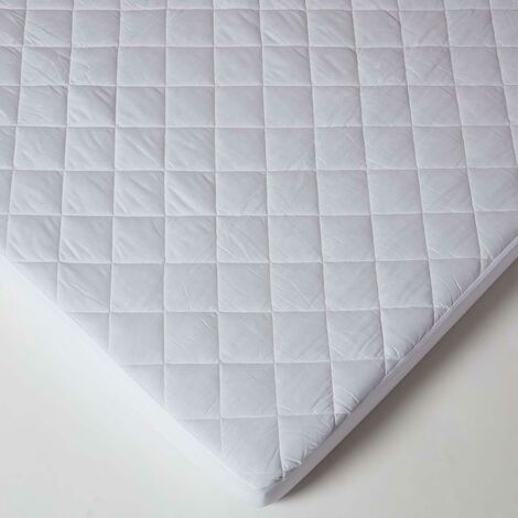 HOMESCAPES Protège-Matelas Imperméable Matelassé 140x190 Cm - Alèse Lit Hypoallergénique
