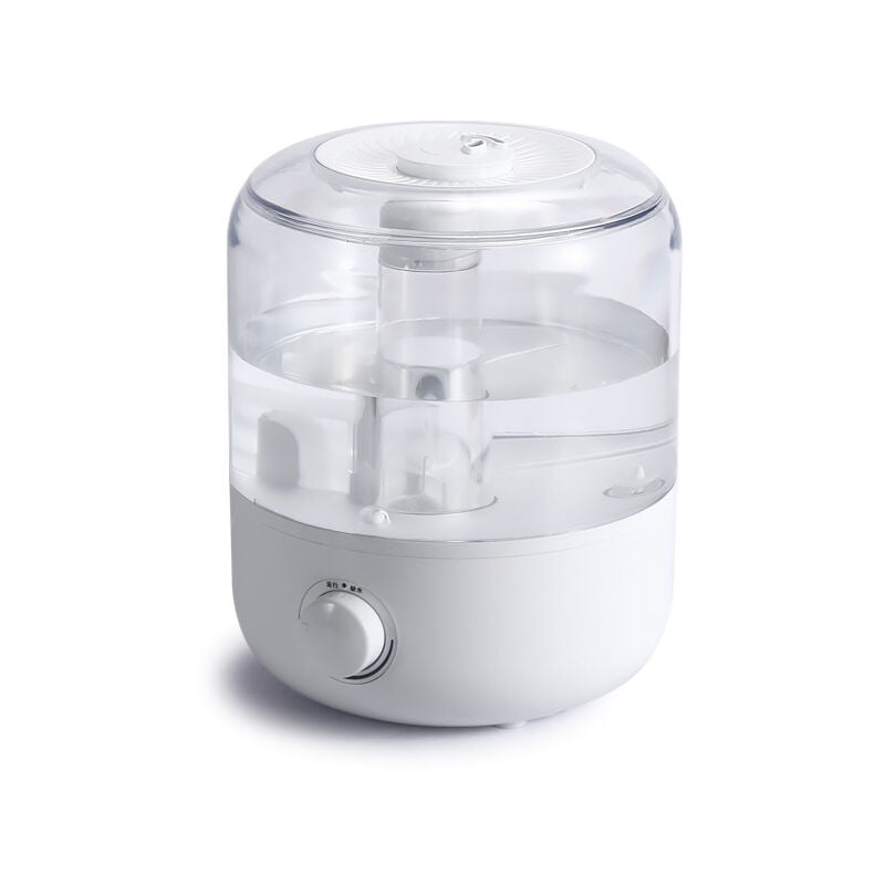 Humidificador, humidificador de aire de llenado superior de 2,5 l, humidificador de bebé con boquilla giratoria de 360° y súper silencioso para dormitorio, bebé, apagado automático