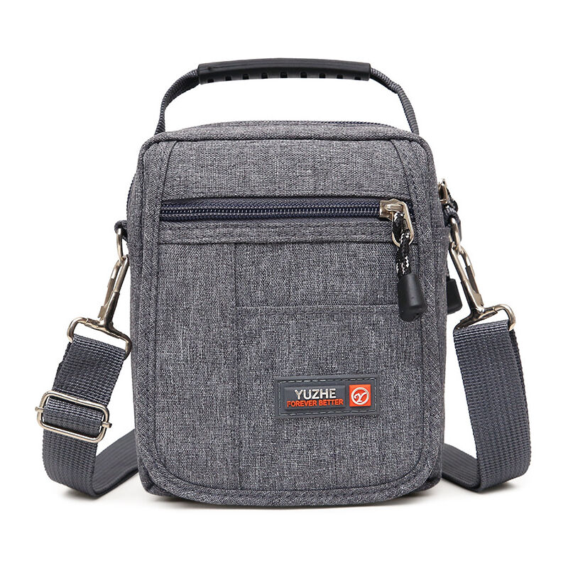 Bolso de hombre, bolso de hombro de tela de nailon, bolso de mensajero para hombre, bolso de hombro informal, bolso pequeño para hombre, bolso de negocios