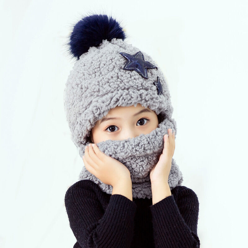 Pasamontañas para niños Pasamontañas Niños Niñas 3-9 años Gorro de invierno de forro polar 3 en 1 Calentador de cuello Gorro Calentador de orejas Pasamontañas grueso Pasamontañas Pasamontañas Forro polar suave Capucha cálida para esquiar Ciclismo Deporte Bicicleta Motocicleta Surf