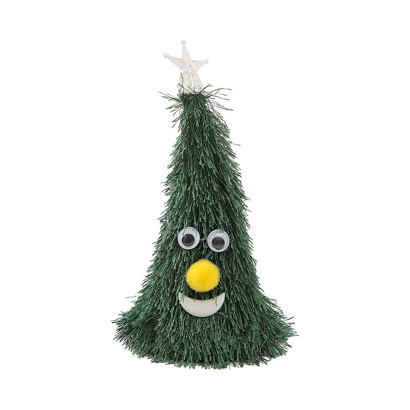 Árbol de Navidad que canta y baila, estrella centelleante Rockin, juguete de peluche animado interactivo eléctrico, regalo de amigo para niños pequeños