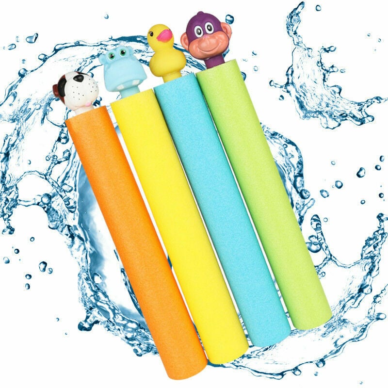 Cesta de Pascua Stuffers Pistolas de agua para nios, paquete de 4 pistolas de agua, juguetes de piscina, juguetes de agua al aire libre para nios, juegos de agua en el patio trasero, pistolas de agua,