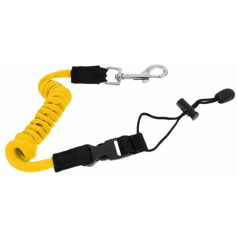 Correas elásticas para remo de kayak de 2 piezas, accesorios elásticos para correa de remo de kayak (amarillo)