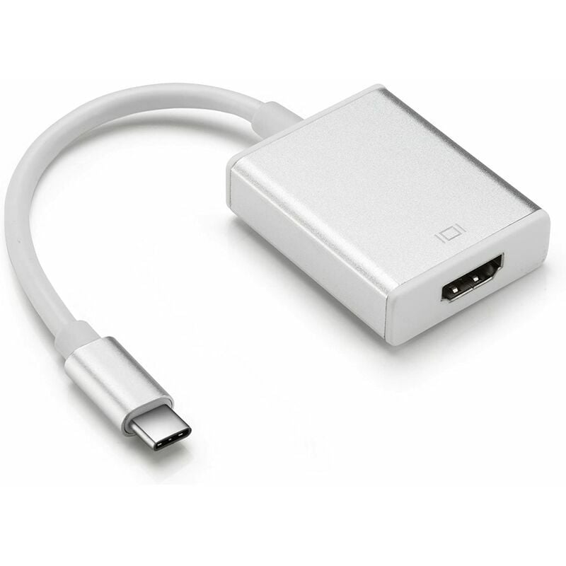 Adaptador USB C a HDMI Jack Adaptador HDMI Jack Tipo C para todos los dispositivos HDMI como monitores, televisores, computadoras portátiles, tabletas y más.