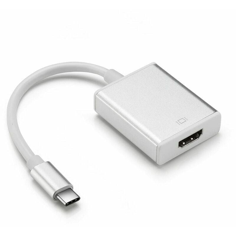 Adaptador USB C a HDMI Jack Adaptador HDMI Jack Tipo C para todos los dispositivos HDMI como monitores, televisores, computadoras portátiles, tabletas y más.