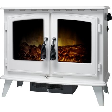 Adam Woodhouse Electric Stove in Pure White