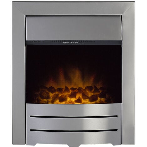 Adam Colorado Electric Fire in Brushed Steel