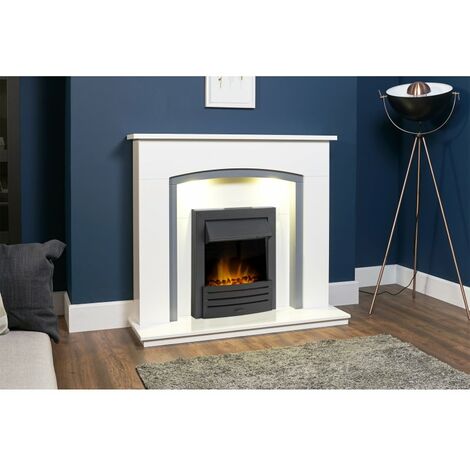 Adam Eclipse Electric Fire in Black