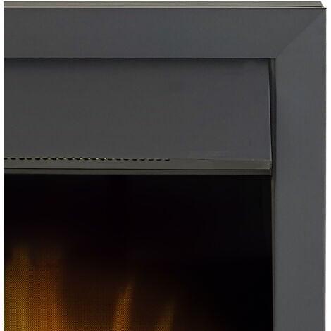 Adam Eclipse Electric Fire in Black